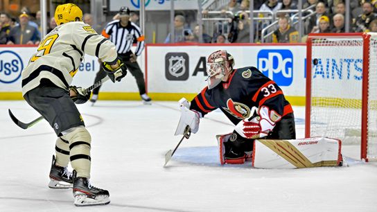 Freeze Frame: The Rust that's needed on the first line taken at PPG Paints Arena (Penguins)